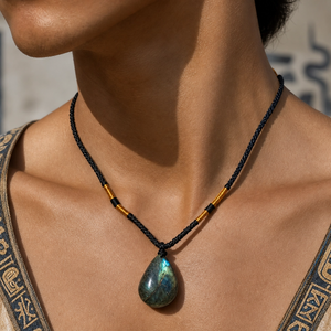 Labradorite Drop Necklace