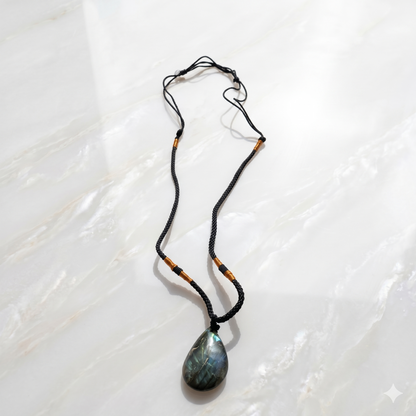 Labradorite Drop Necklace