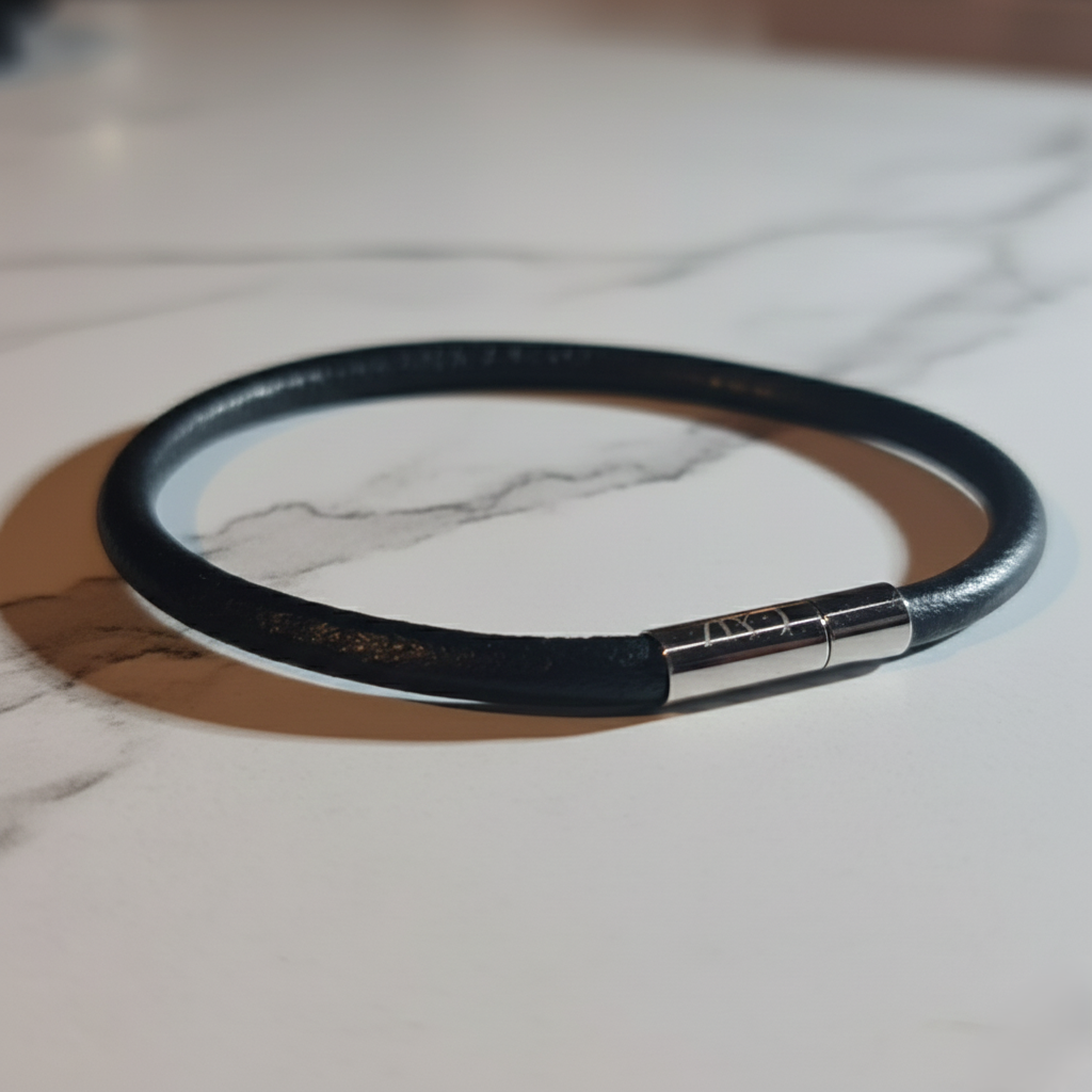 Leather Orbit bracelet