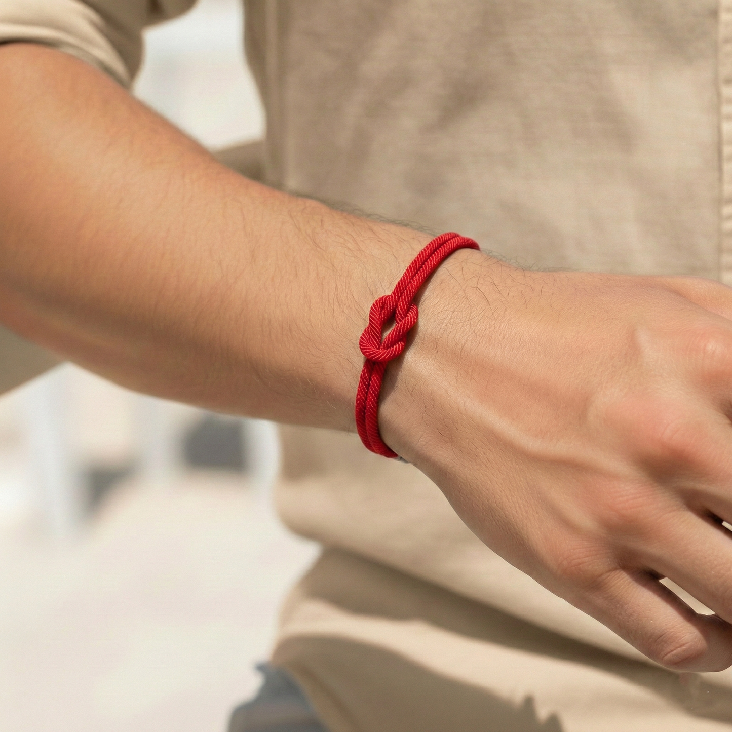Bracelet en perles d'argent