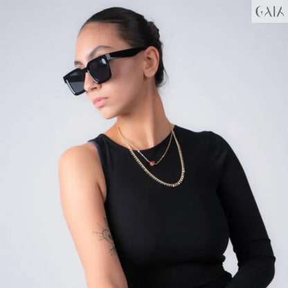 Luxurious Glass Set (Necklace+ Bracelet) - GAIA - Jewellery Store