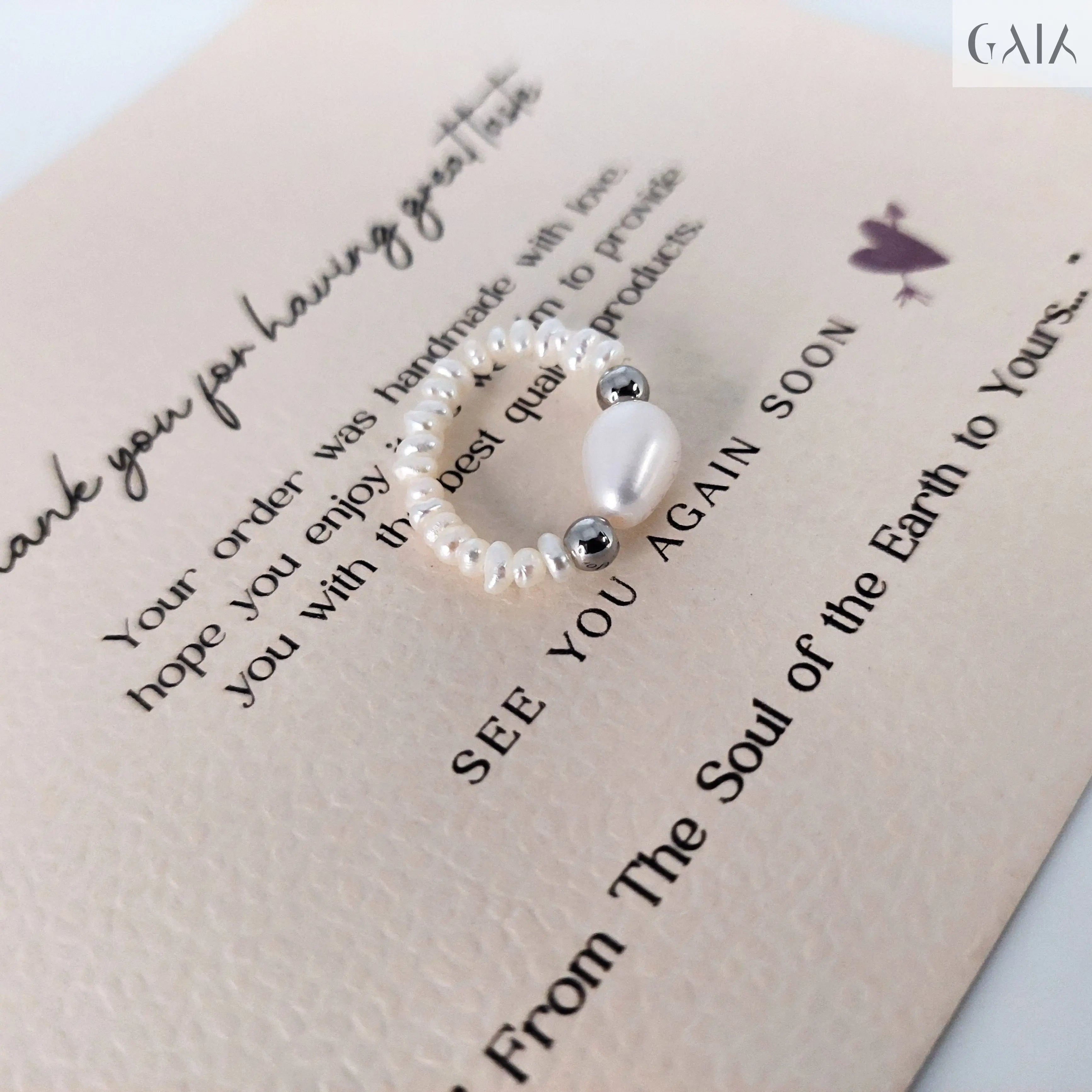 Luxury Pearl Ring GAIA 499.99 Rings GAIA