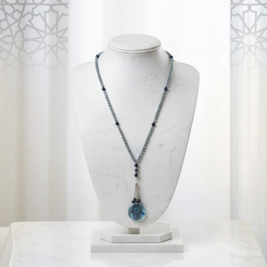 Midnight Hamsa Necklace