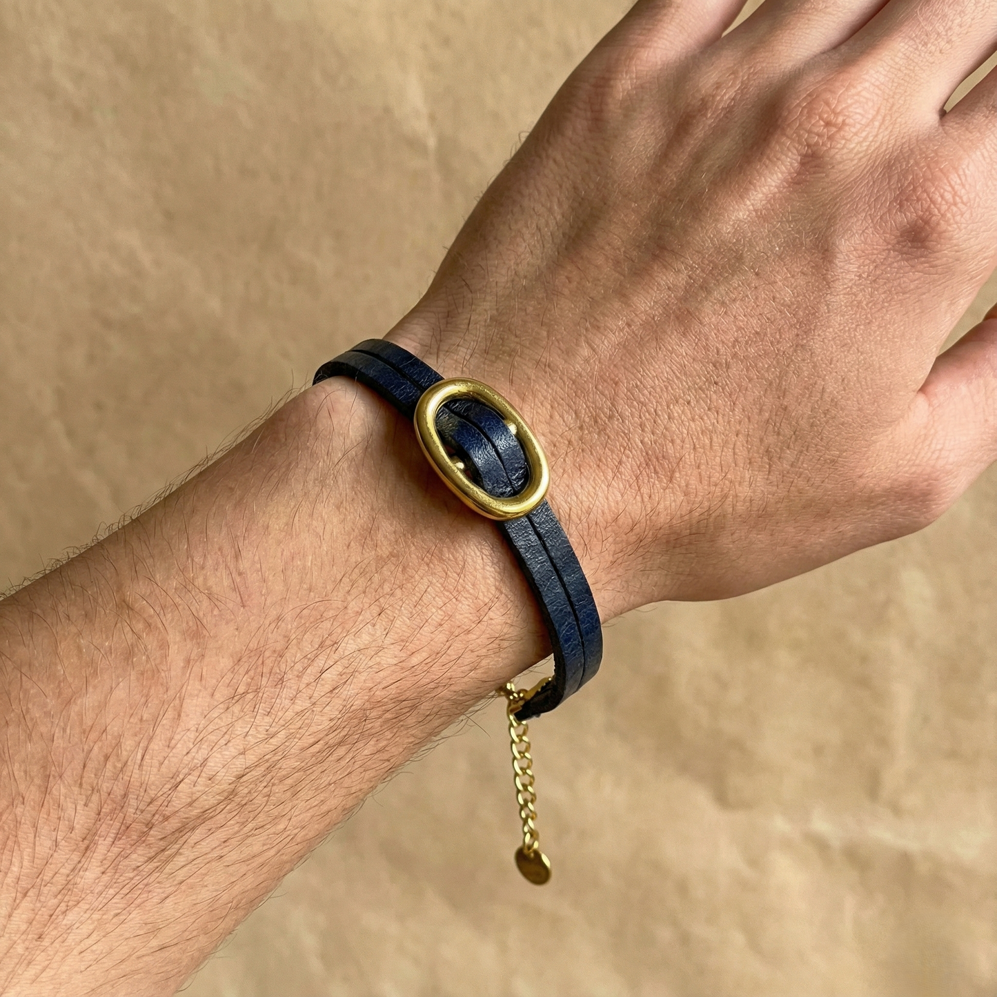 Midnight Leather Bracelet