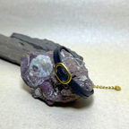 Midnight Leather Bracelet Jewelry Designers  bracelet GAIA