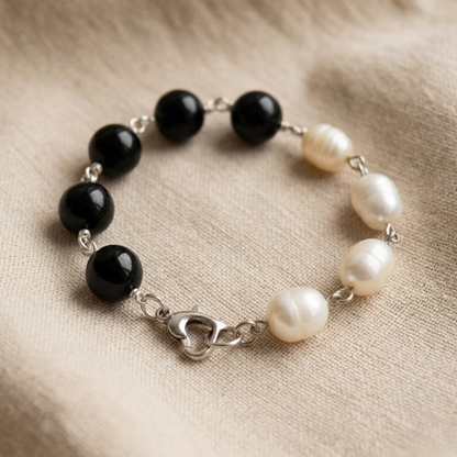 Midnight Pearl Bracelet