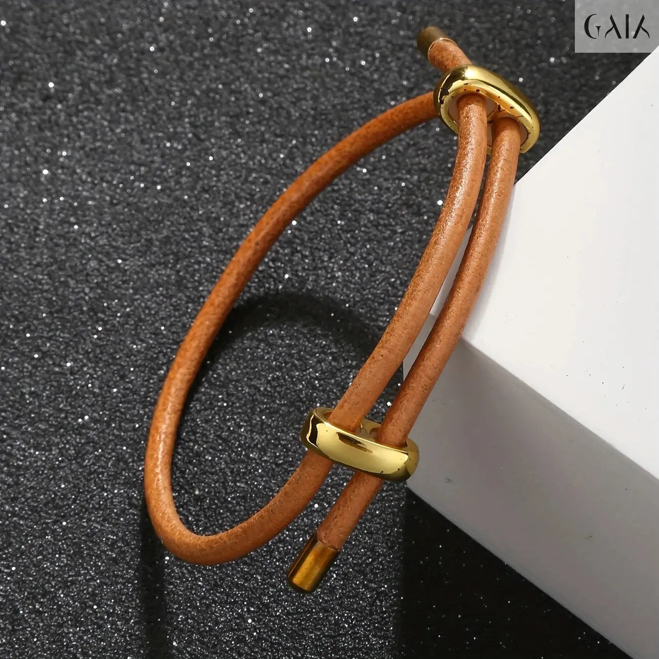 Minimal Leather Bracelet - GAIA - Jewellery Store