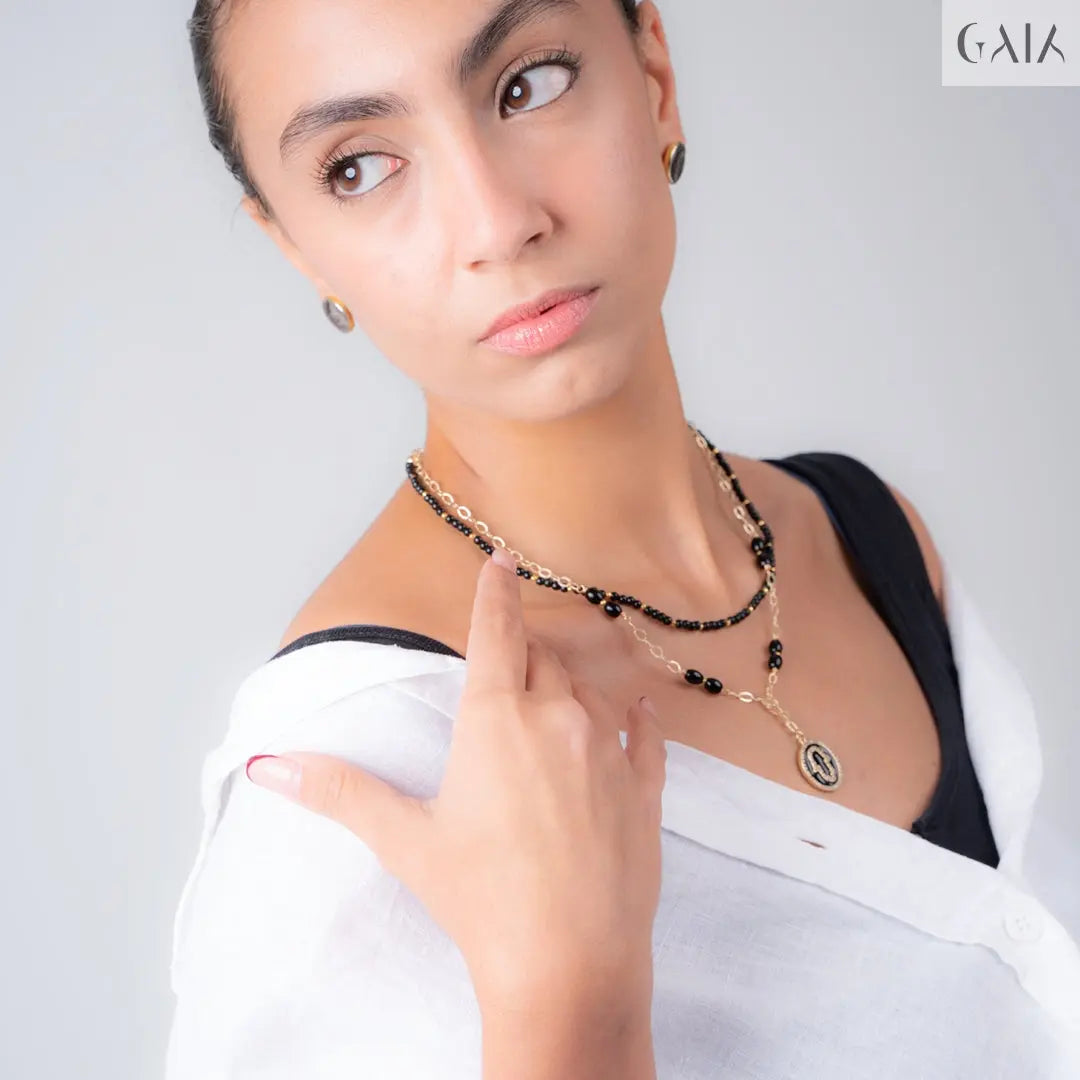 Natural Black Tourmaline Necklace - GAIA Global