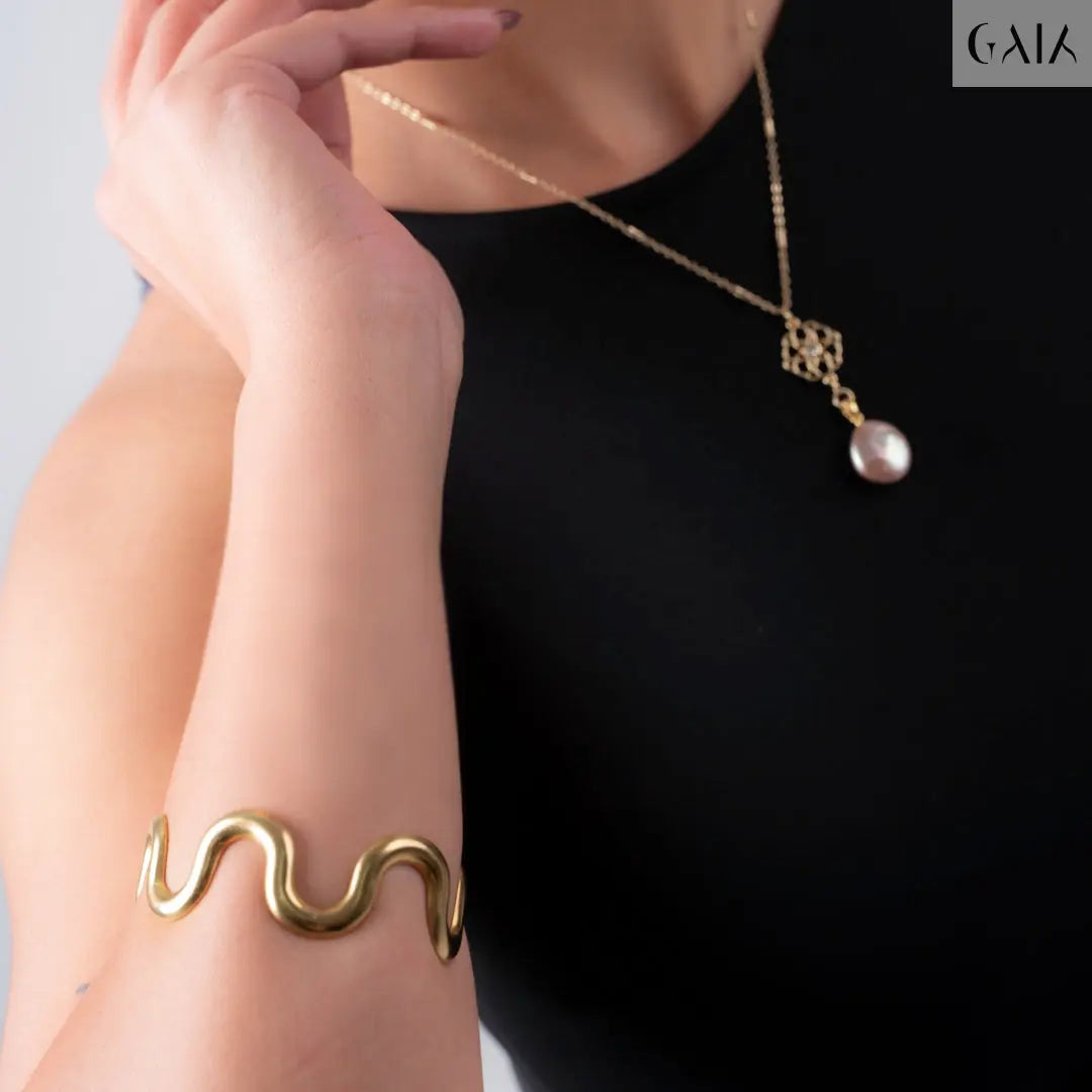 Natural Pearl Dorp Necklace - GAIA Global