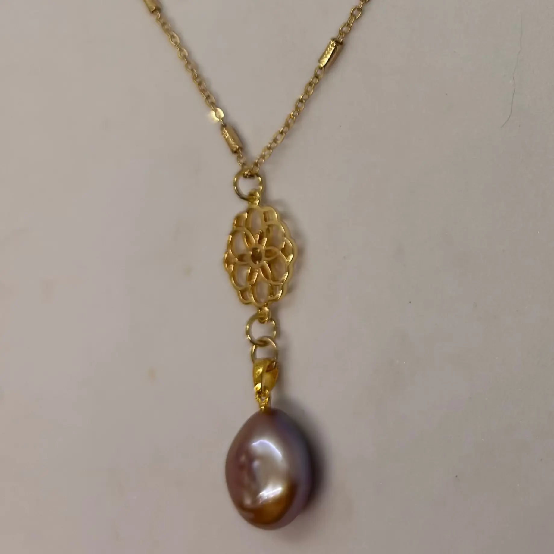 Natural Pearl Dorp Necklace - GAIA Global