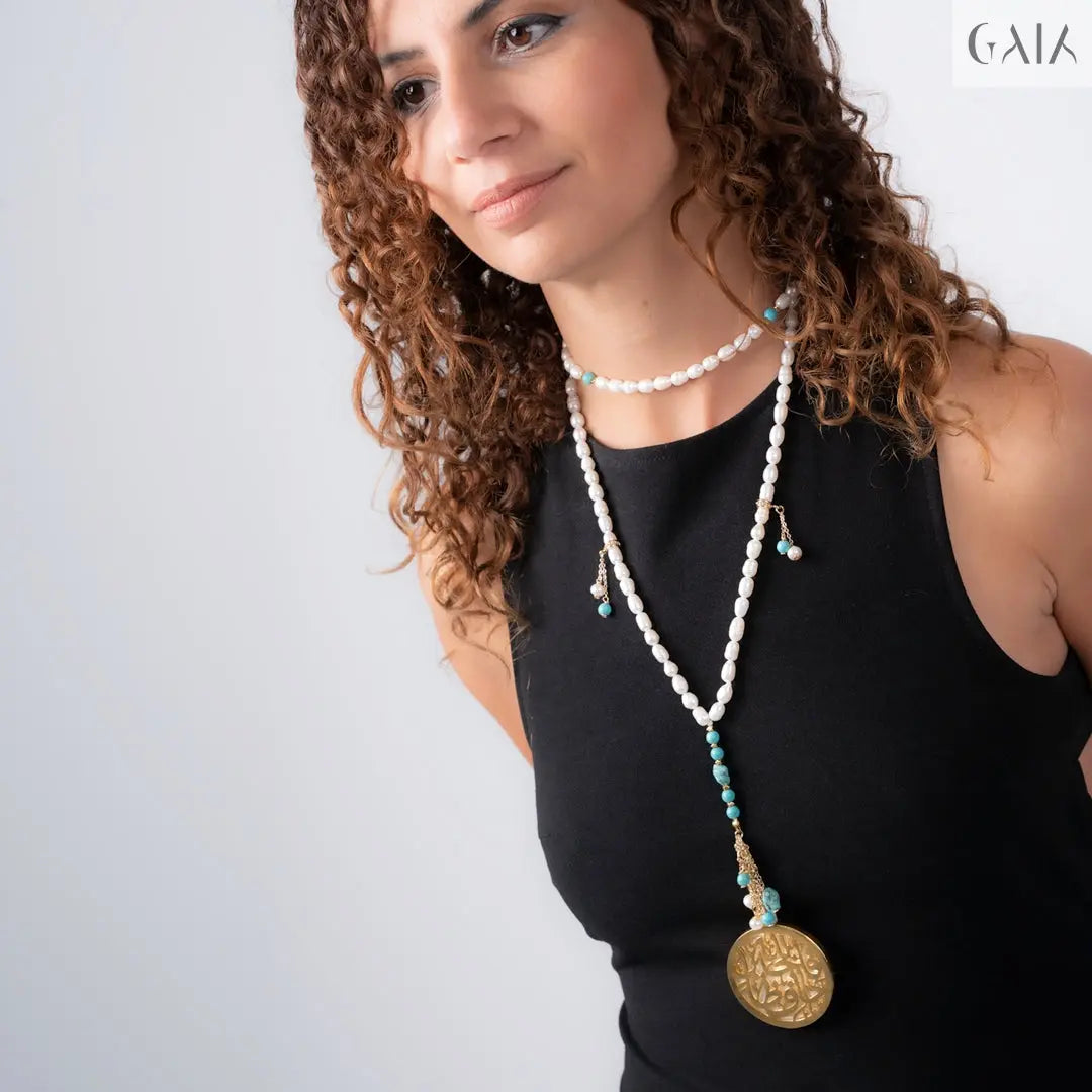 Natural Pearl Sabha Necklace - GAIA Global