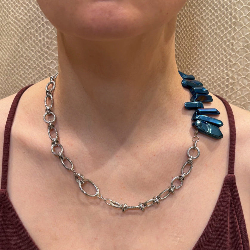 Blue Crystalic necklace