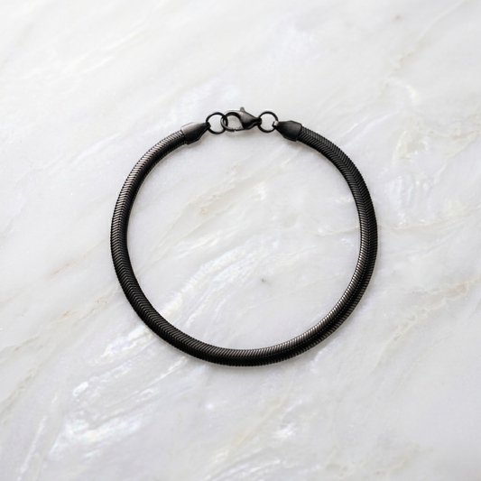 Noir Flat Bracelet