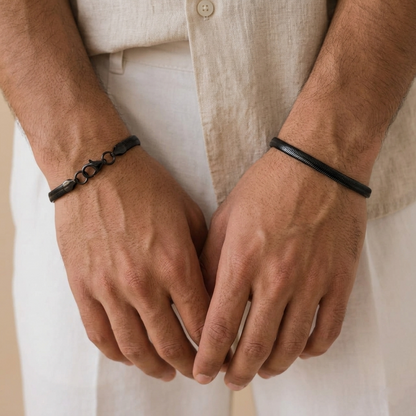 Noir Flat Bracelet