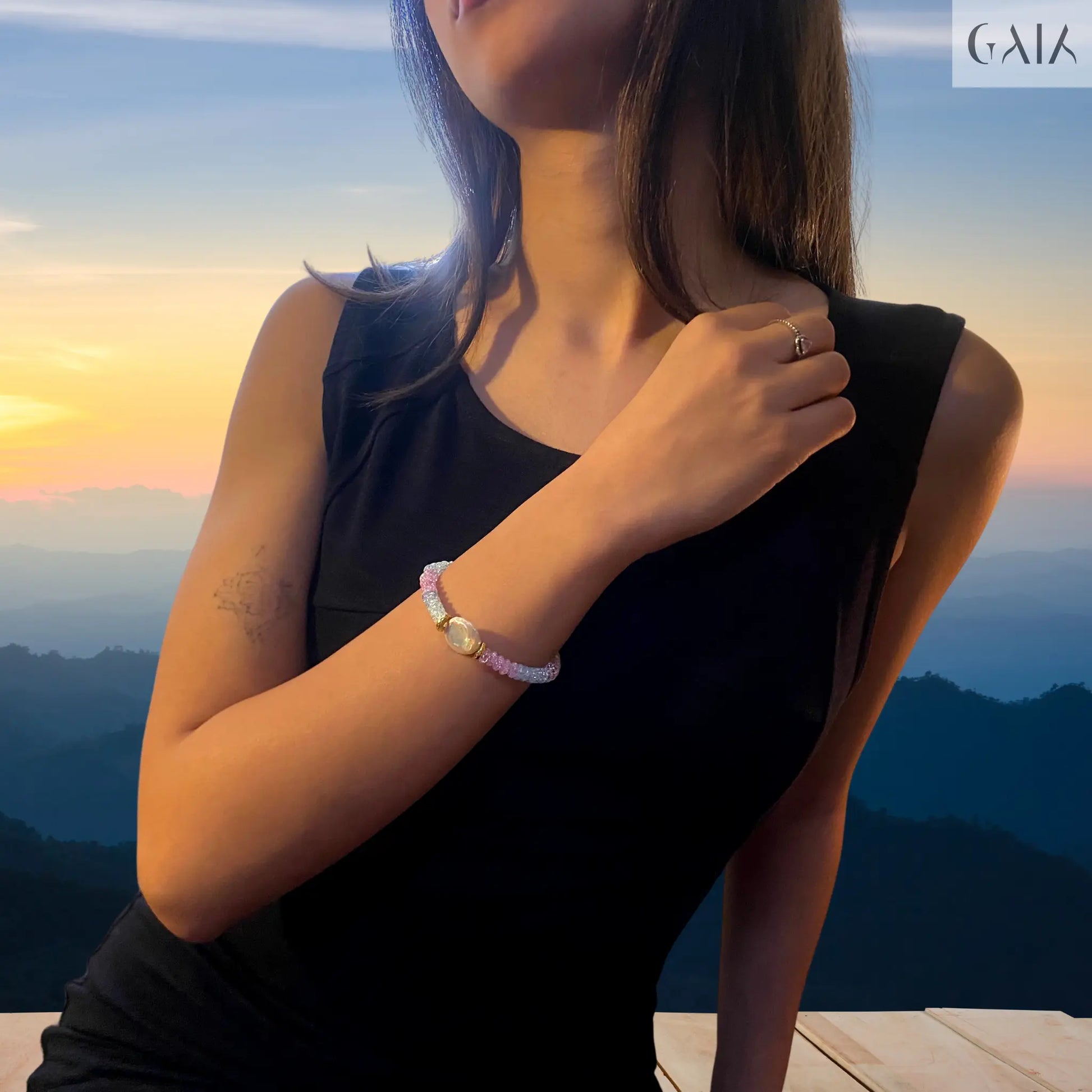 Crystal with Pearl Bracelet - GAIA Global