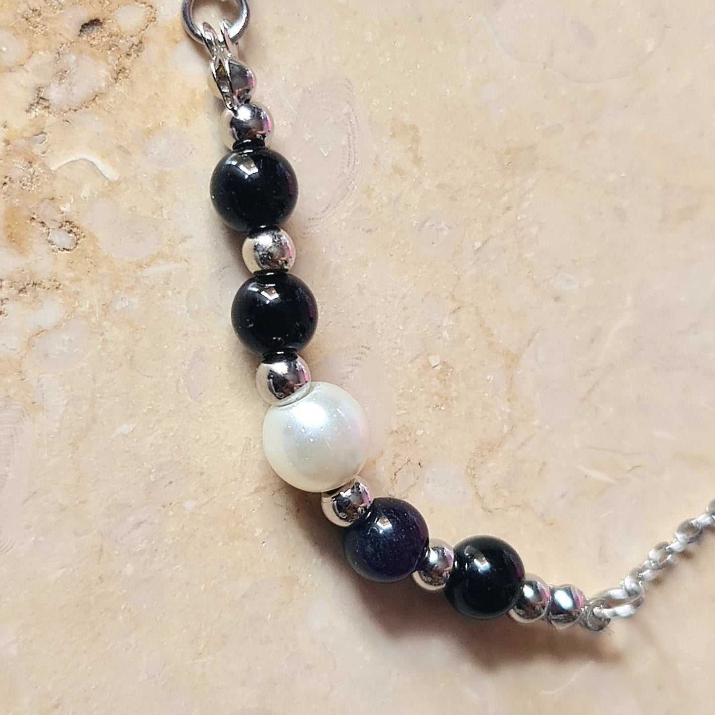 Onyx Dot Necklace