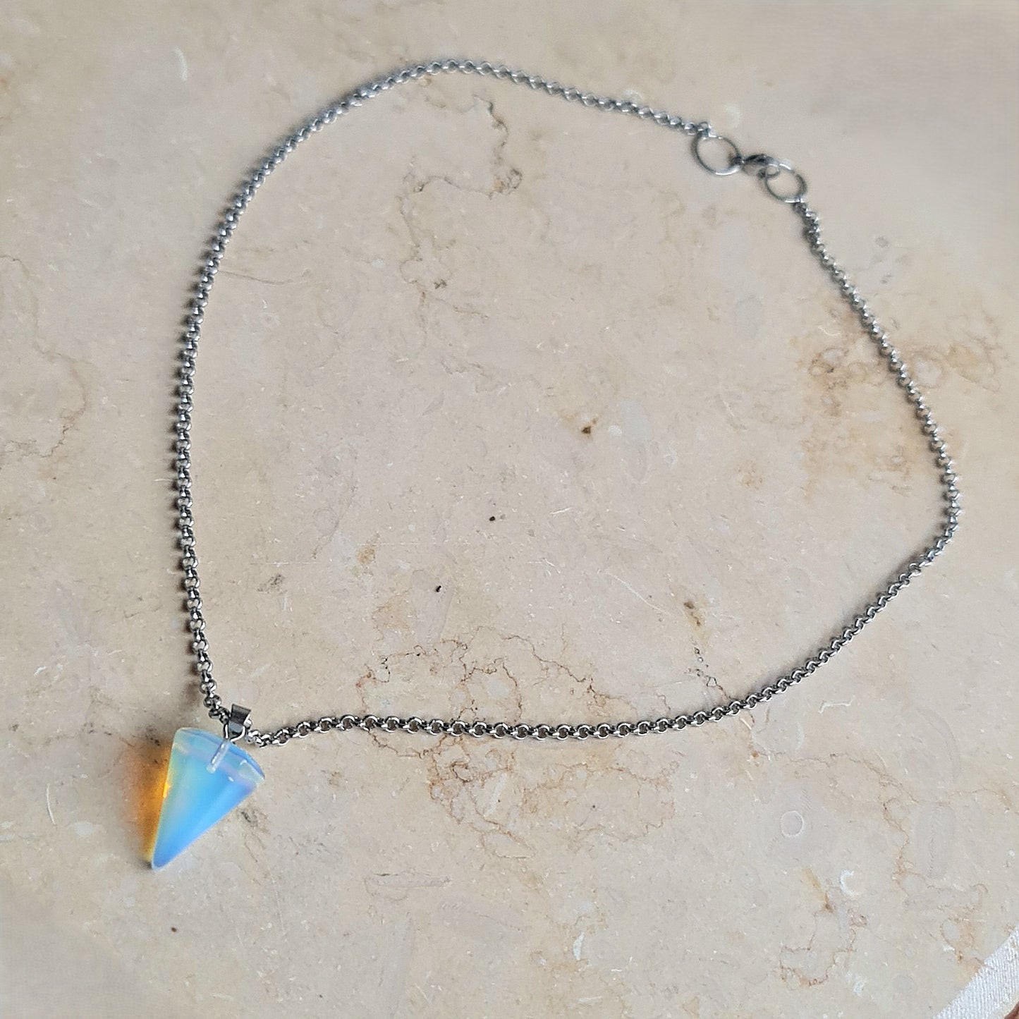 Opalite Cone Necklace