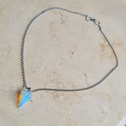 Opalite Cone Necklace