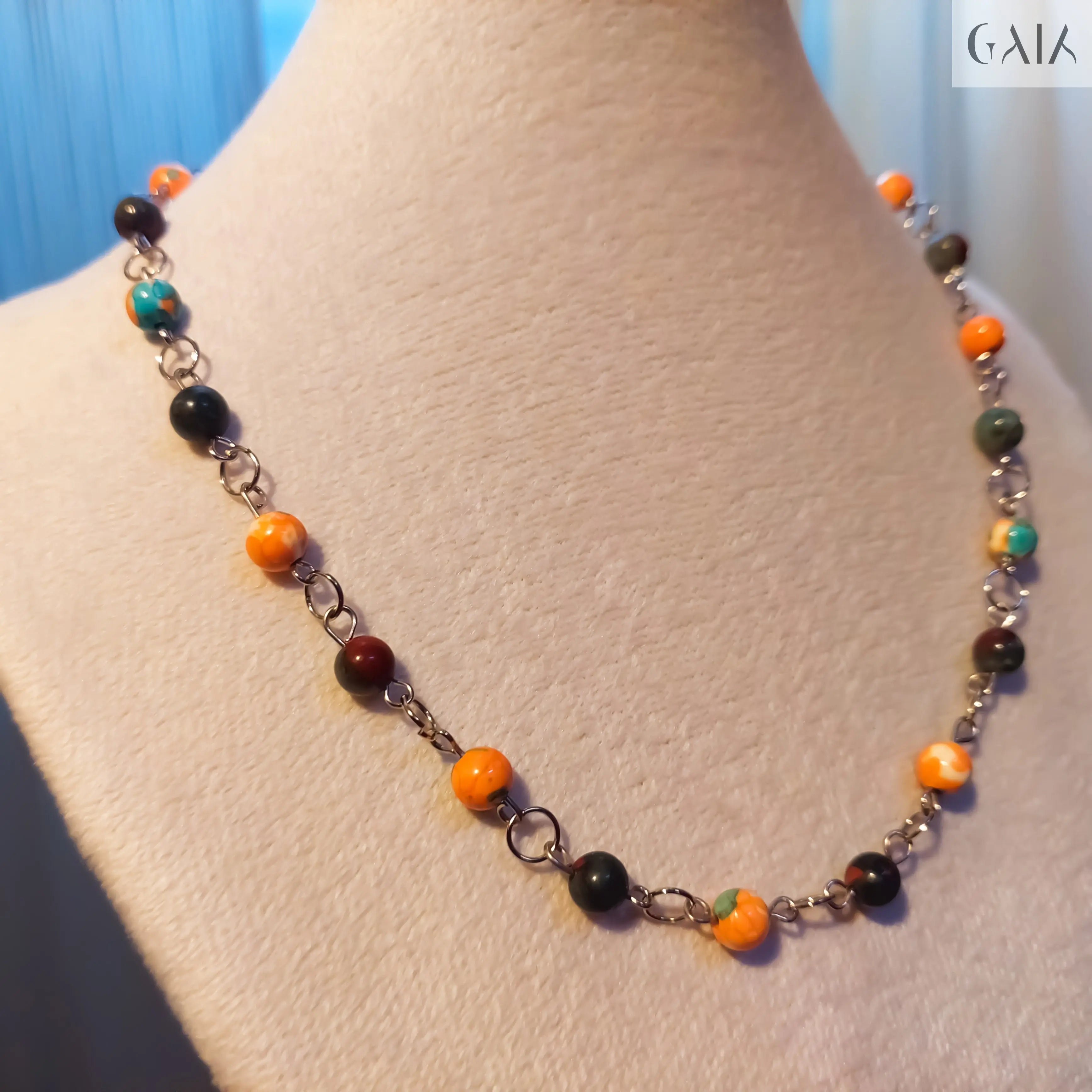 Orange Rainbow Necklace - GAIA Global