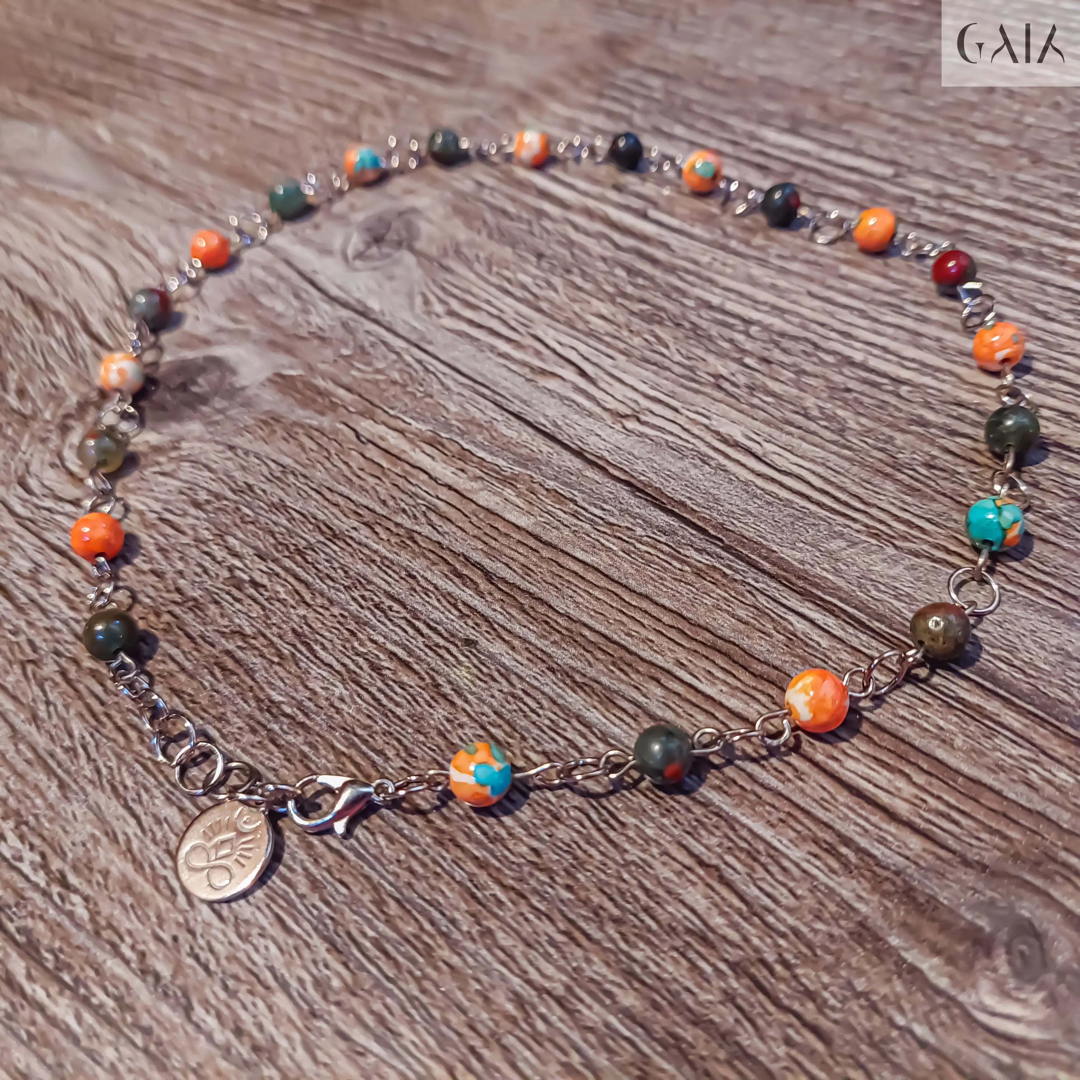 Orange Rainbow Necklace - GAIA - Jewellery Store