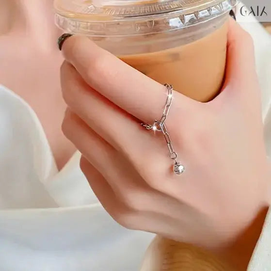 Orbit Chain Ring (S925 Sterling  Silver) GAIA  Rings GAIA