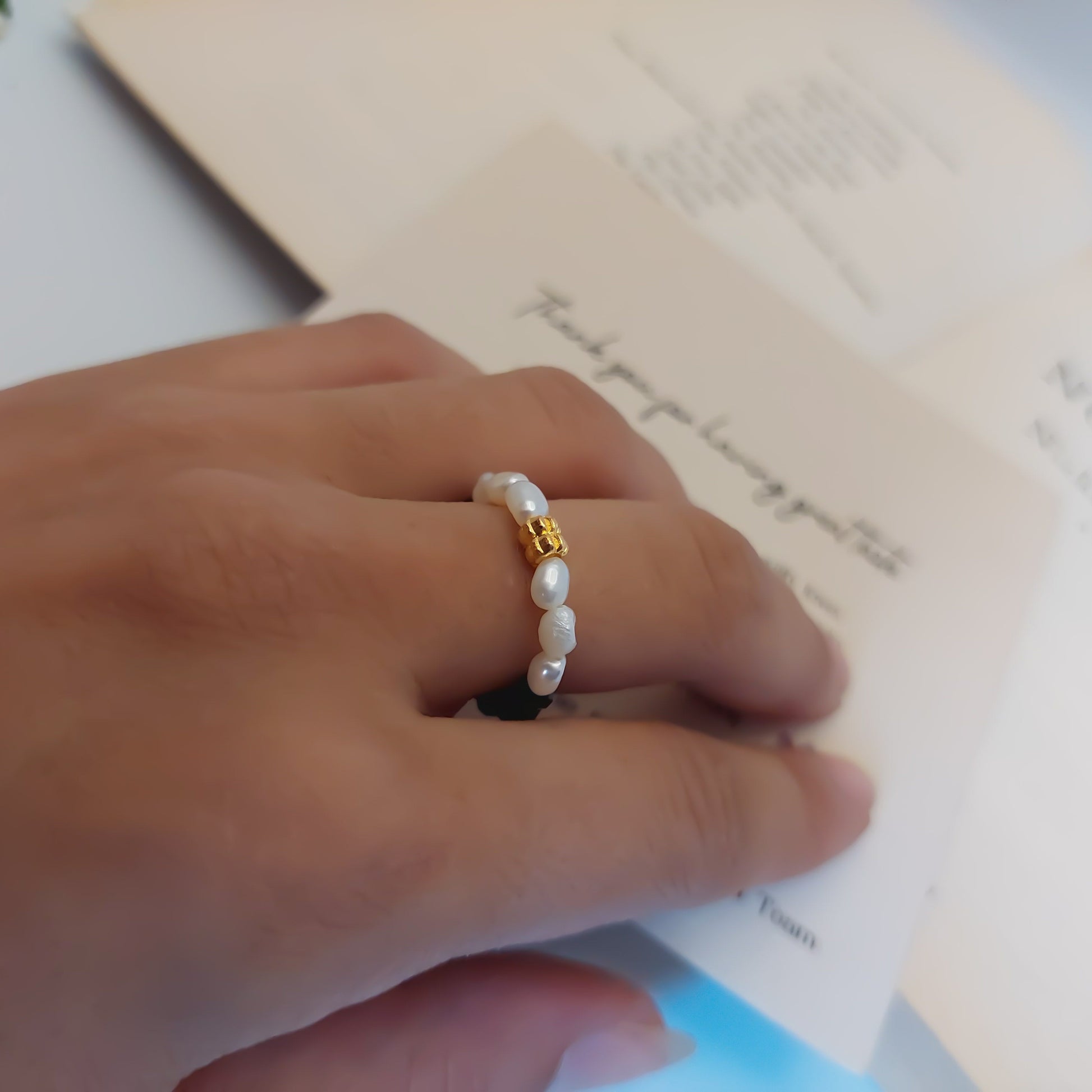 Natural Pearl Ring