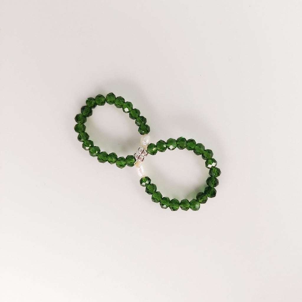 Green Crystal Ring GAIA  Rings