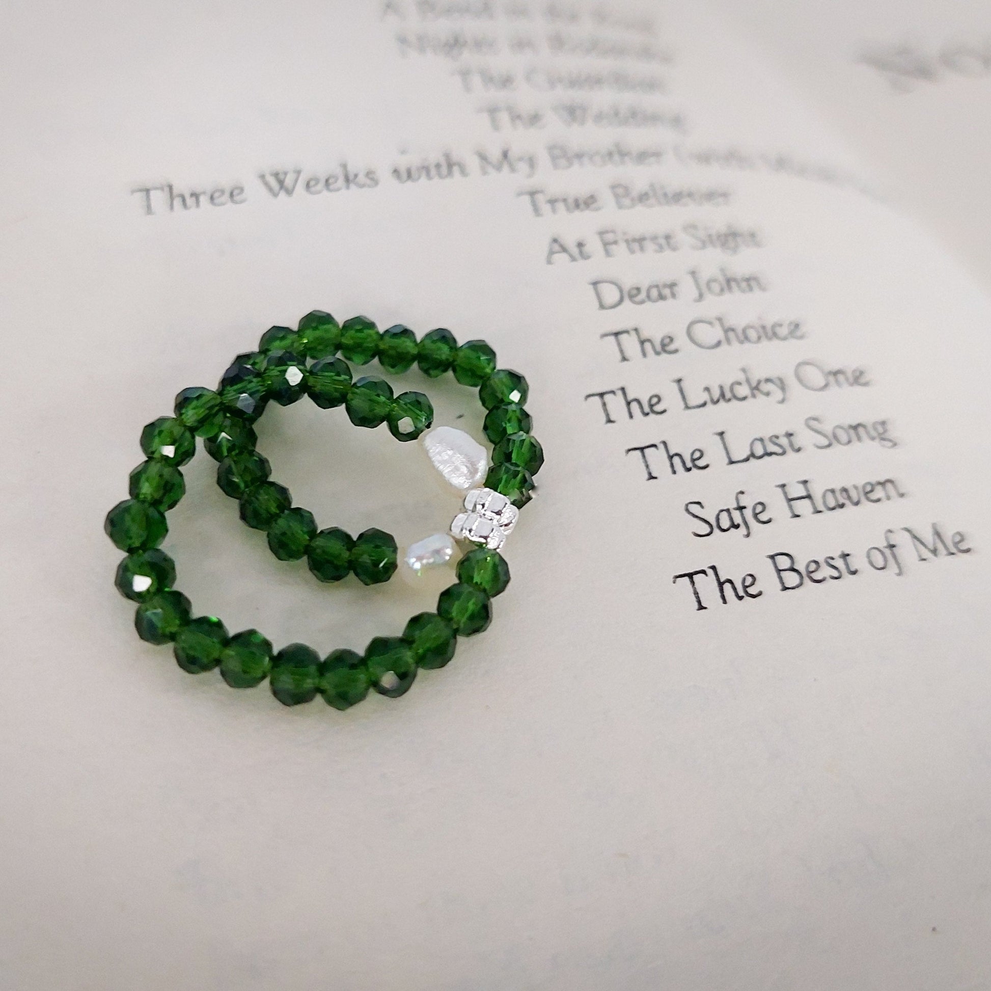 Green Crystal Ring