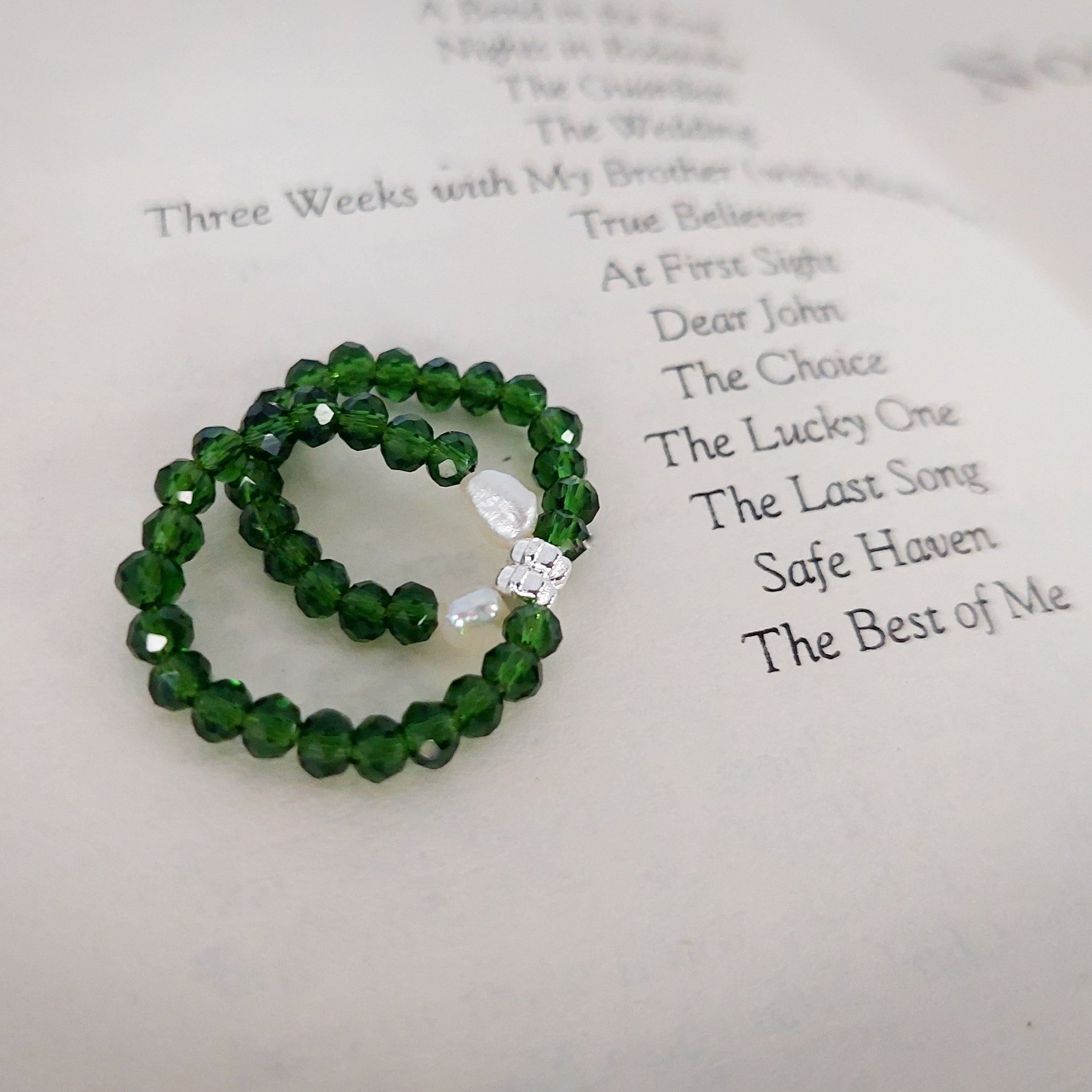 Green Crystal Ring GAIA  Rings