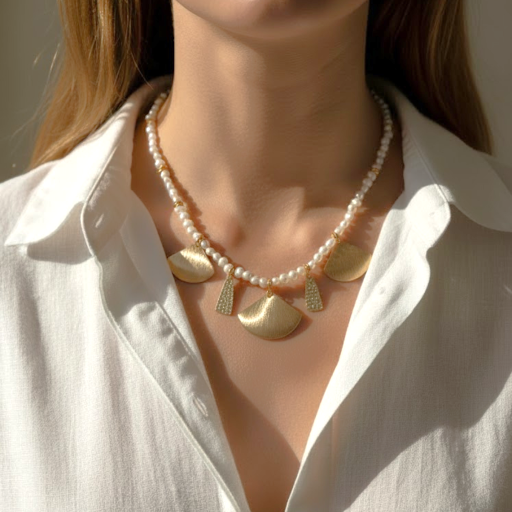 Petal Pearls Necklace GAIA  Necklace GAIA