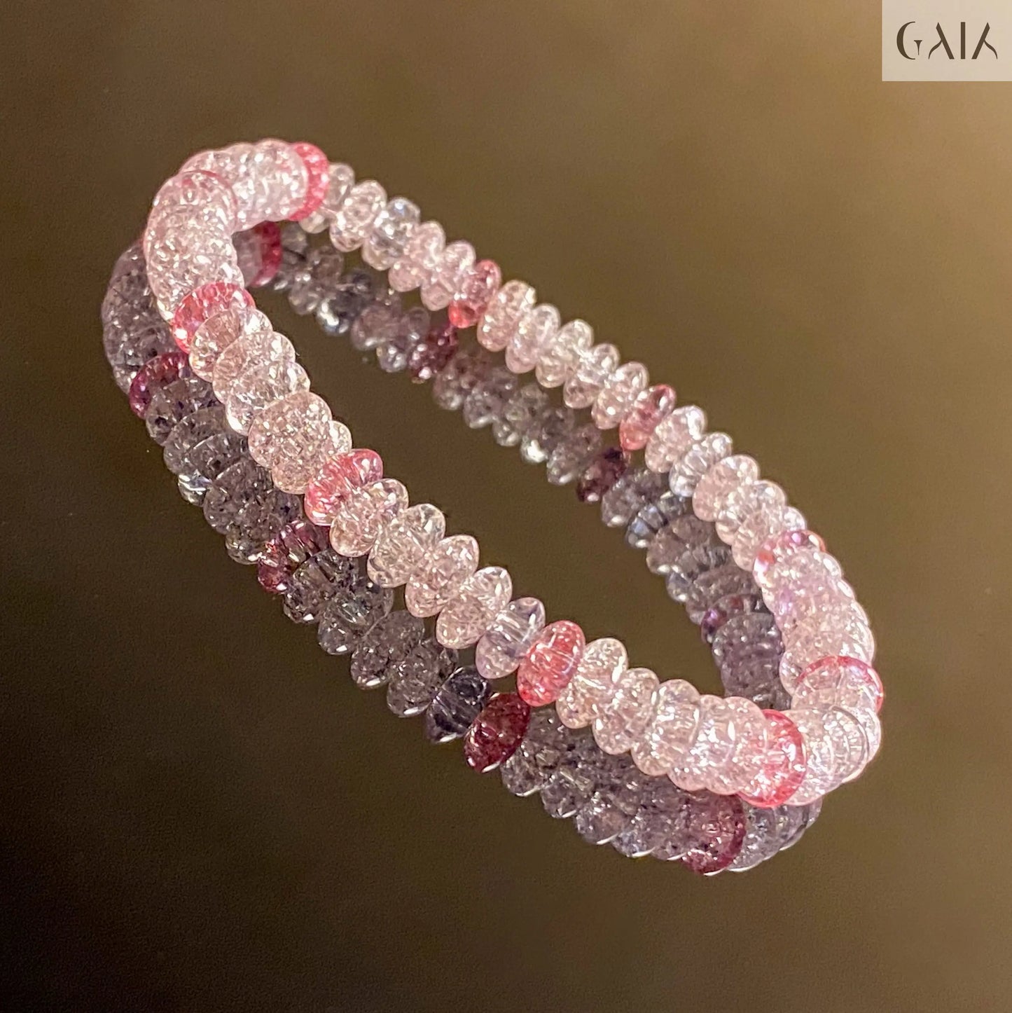 Pink Crystal Bracelet - GAIA - Jewellery Store
