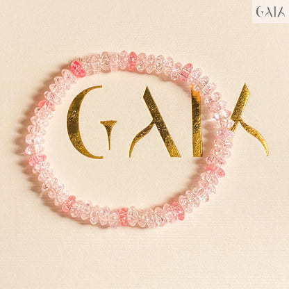 Pink Crystal Bracelet - GAIA - Jewellery Store