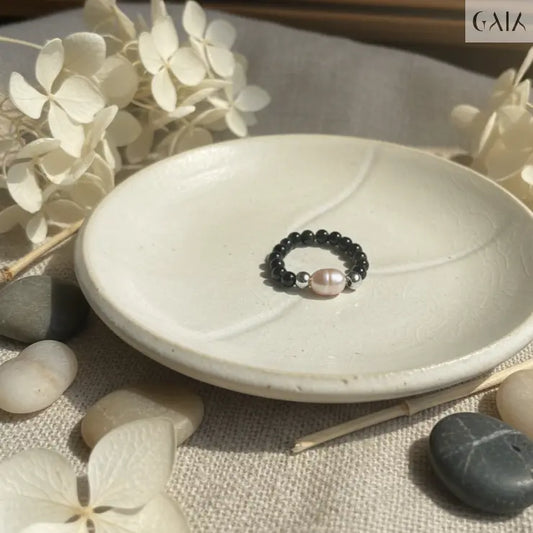 Pink Pearl Ring GAIA  Rings GAIA