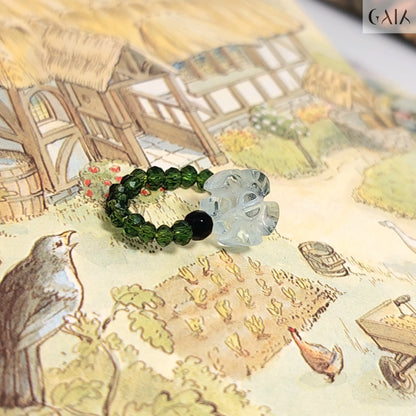 Rose Crystal Ring - GAIA - Jewellery Store