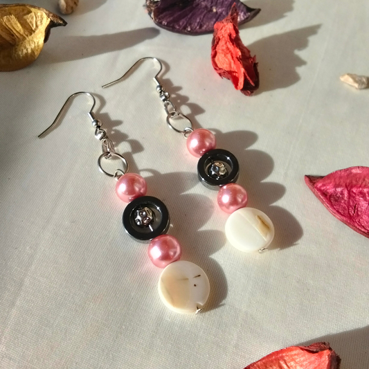 Rose Pearl Earrings