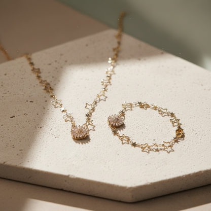 Stellar Bloom Set (Necklace & Bracelet)
