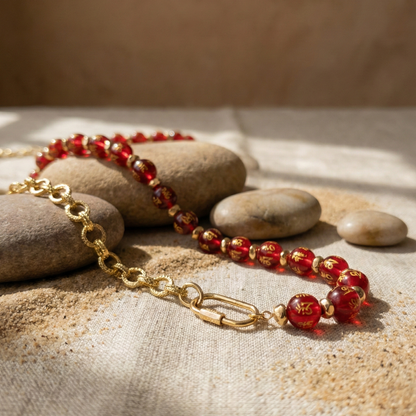 Scarlet Set (Necklace & bracelet)