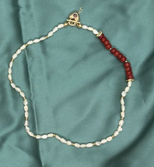 Red Locke Necklace - Necklaces - GAIA