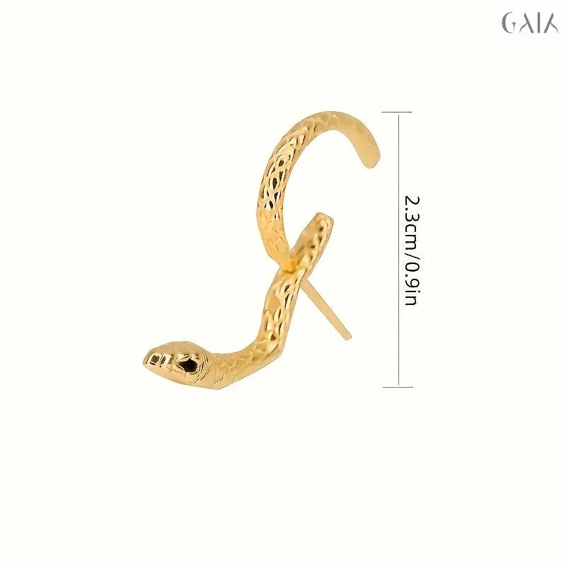 Serpent Hoop Earrings Jewelry Designers  Earing GAIA