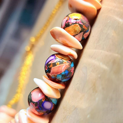 Shell & Murano Glass Necklace