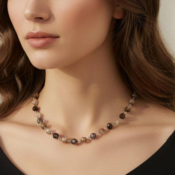 Smoky Grace Necklace
