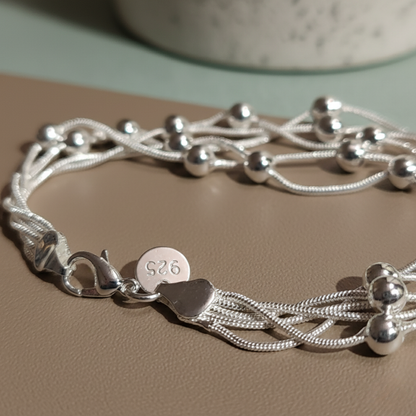 Silver Wave Bracelet