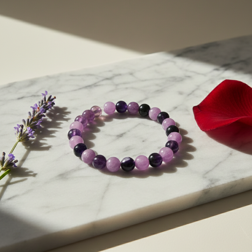 Spherical Amethyst Bracelet