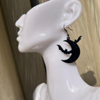 Gothic Moon Earrings