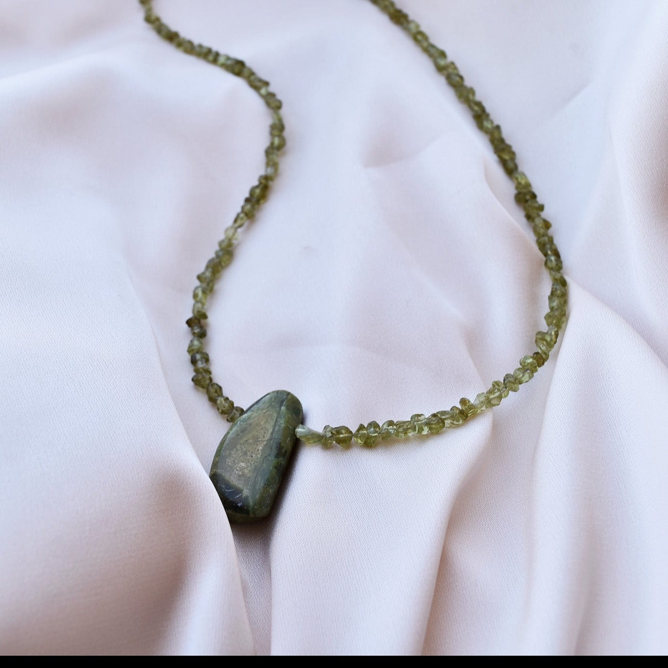 Hope – Green Citrine & Turquoise Necklace