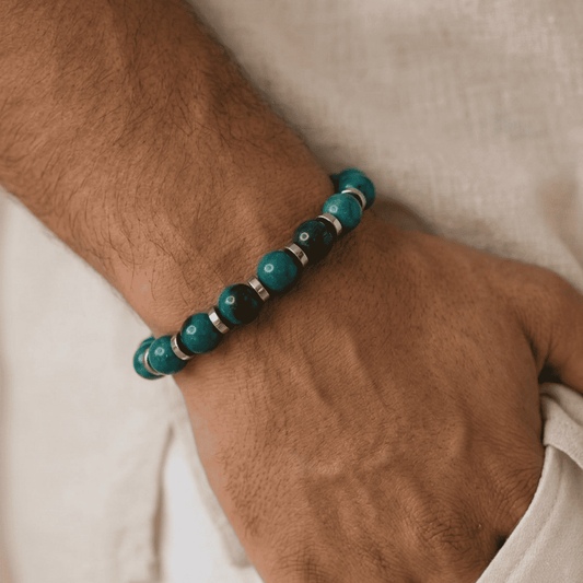 Teal & Jade Bracelet
