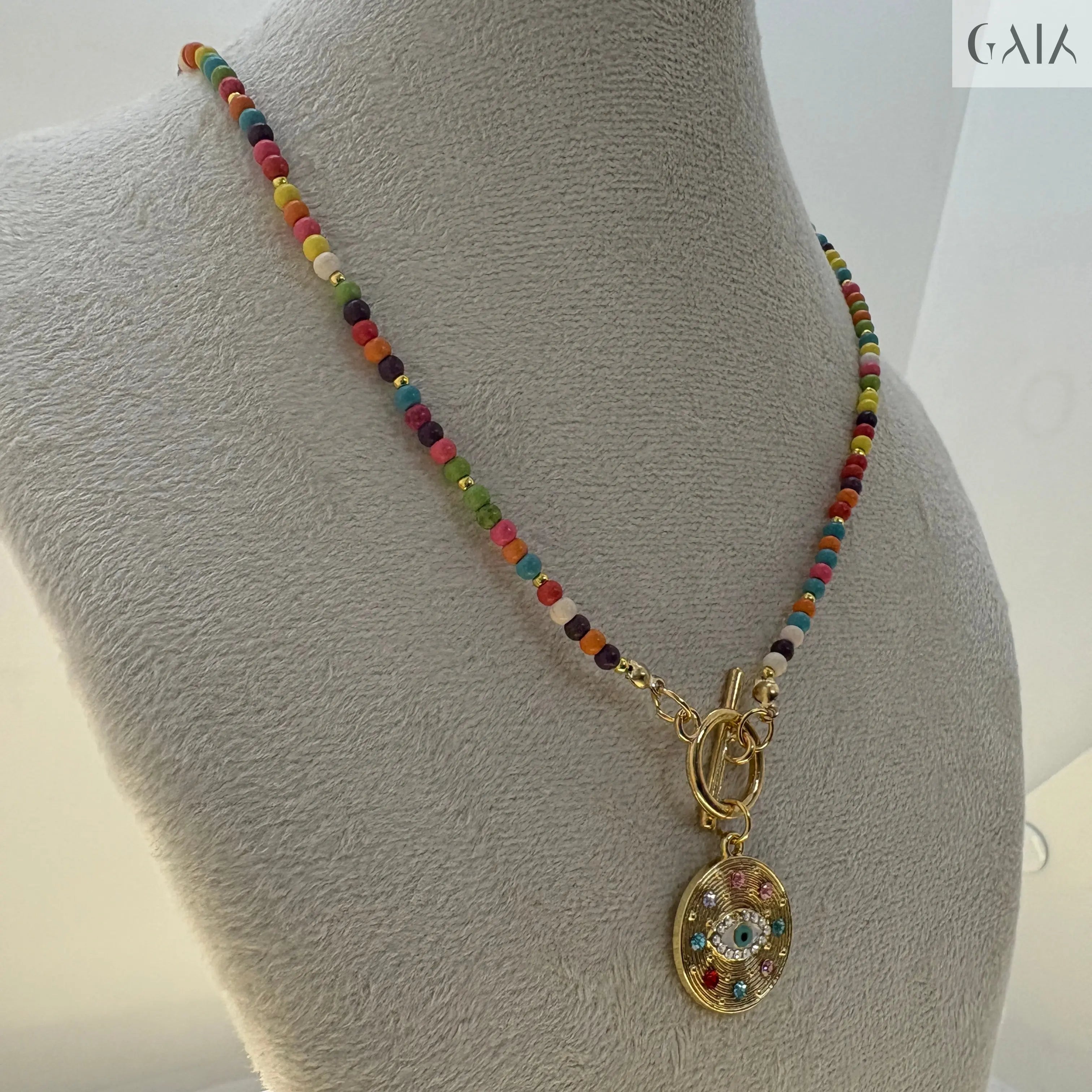 The Zircon Eye Necklace - GAIA - Jewellery Store