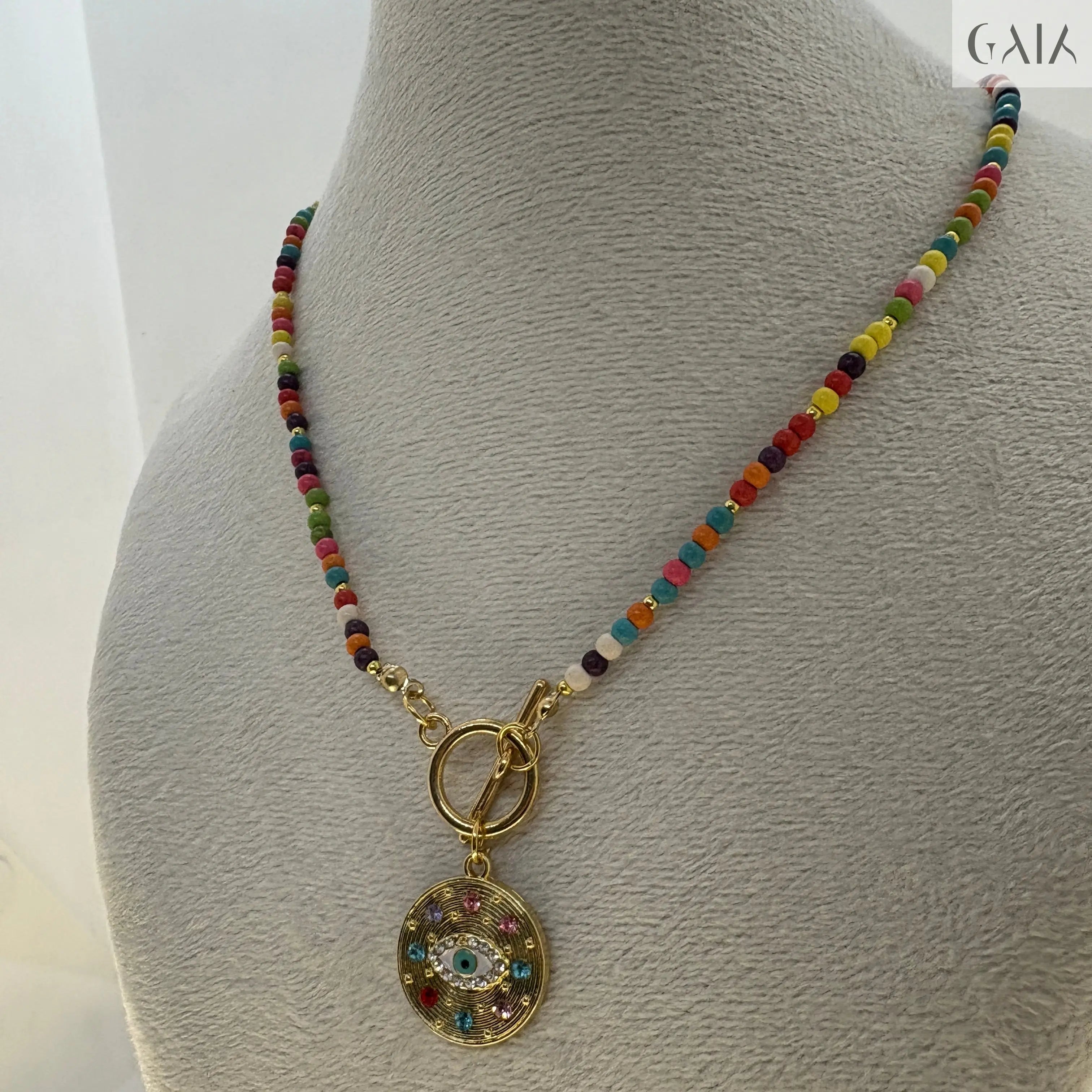 The Zircon Eye Necklace - GAIA - Jewellery Store