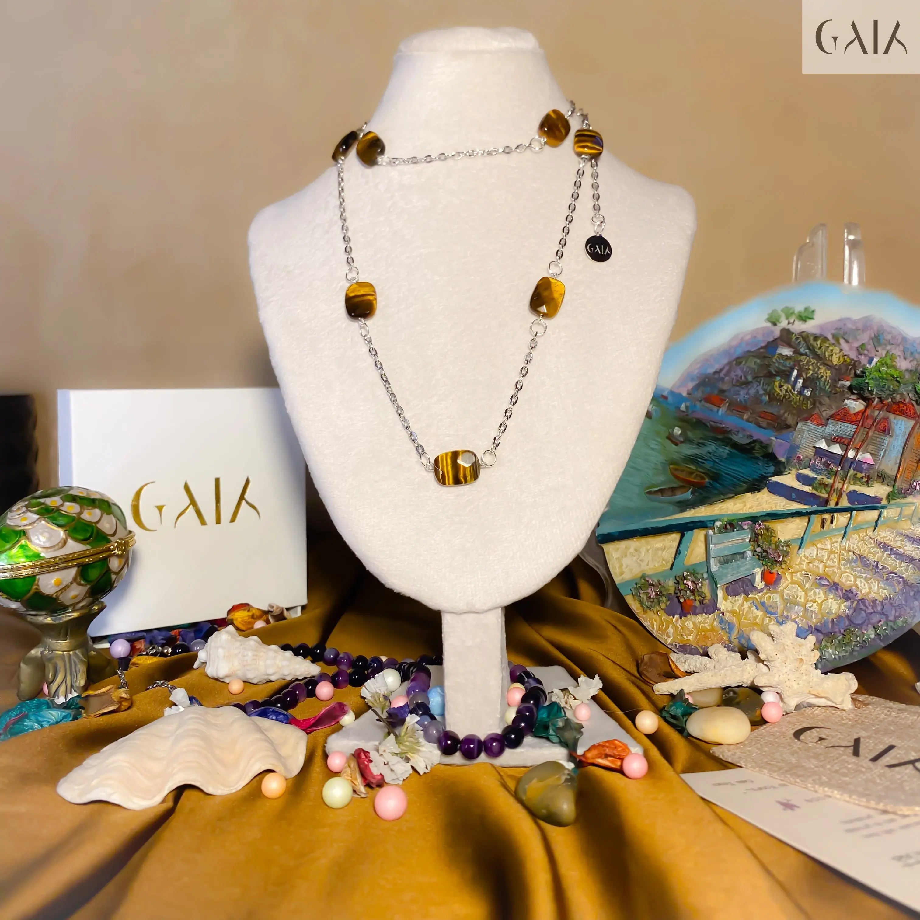 Tiger Eye Necklace - GAIA Global