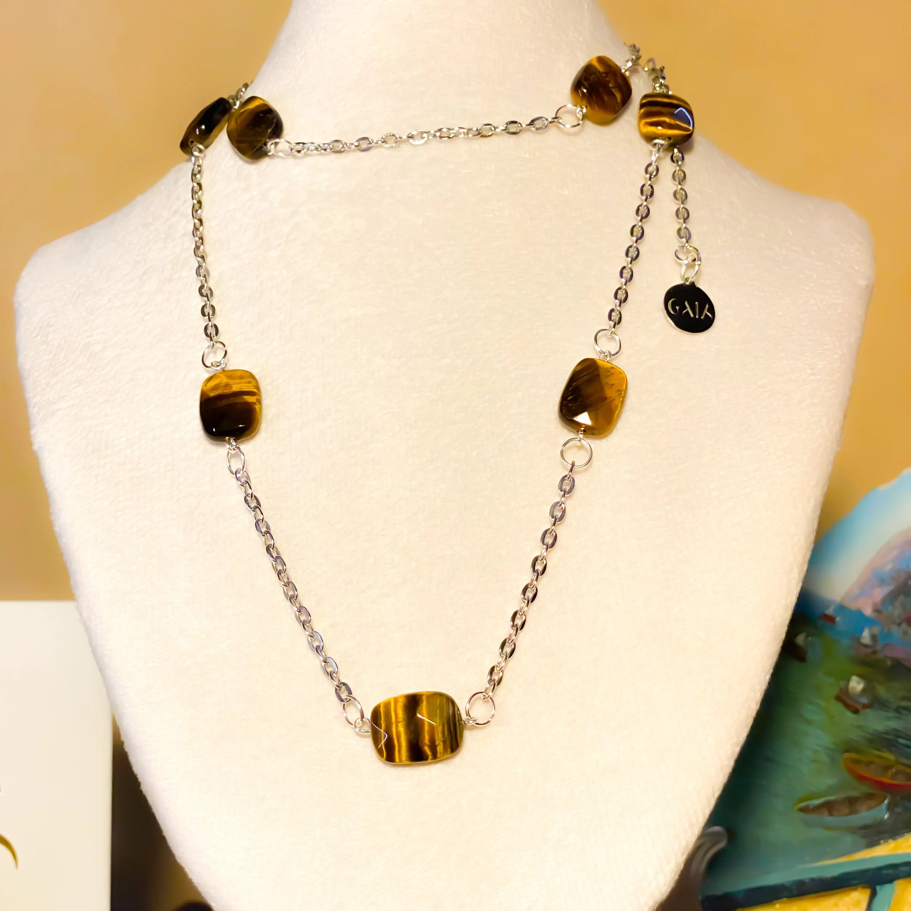 Tiger Eye Necklace - GAIA - Jewellery Store